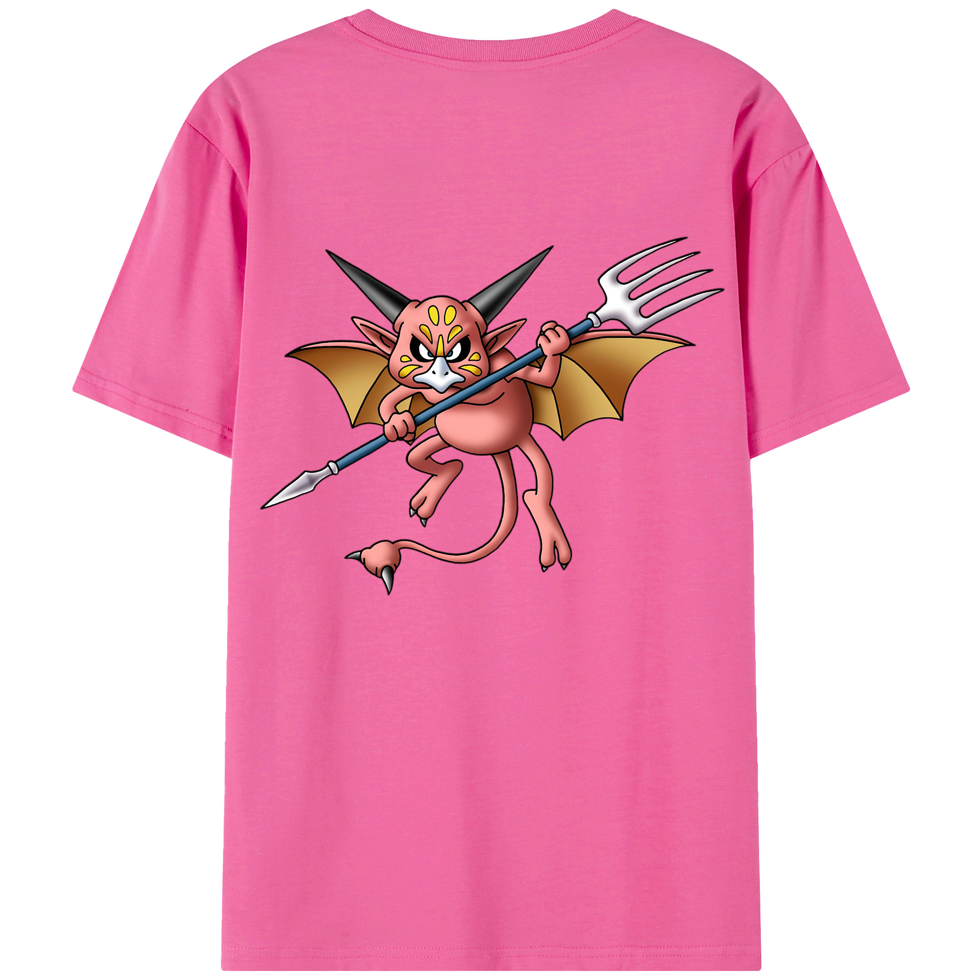 （画像用） ドラゴンクエスト Doragon Kuesuto Dragon Quest レディース半袖Tシャツ(バックプリント)